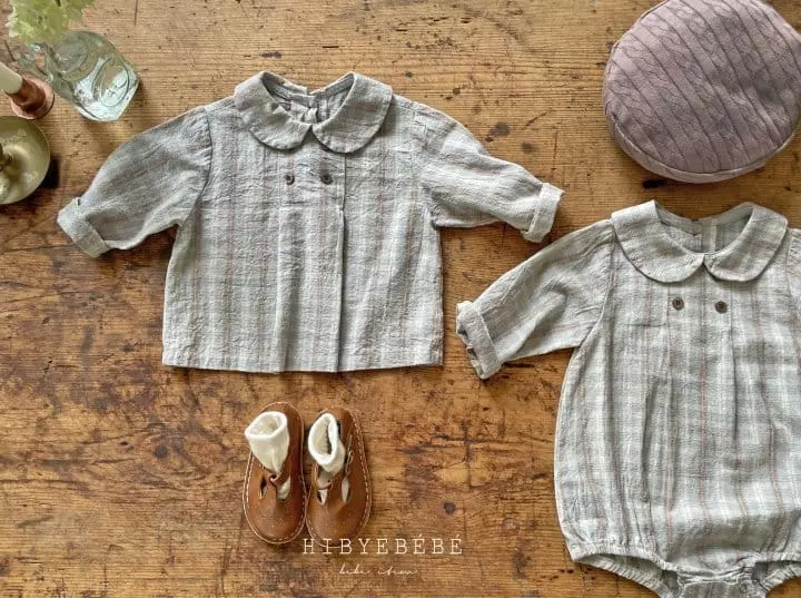 Hi Byebebe - Korean Baby Fashion - #babyootd - Ginger Button Shirt