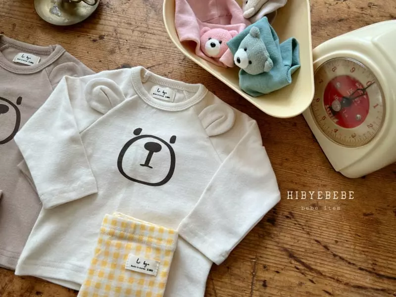 Hi Byebebe - Korean Baby Fashion - #babyootd - Choco Bear Raglan Easywear - 7