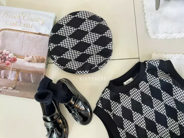 Hi Byebebe - Korean Baby Fashion - #babyoutfit - Argyle Knit Vest - 8