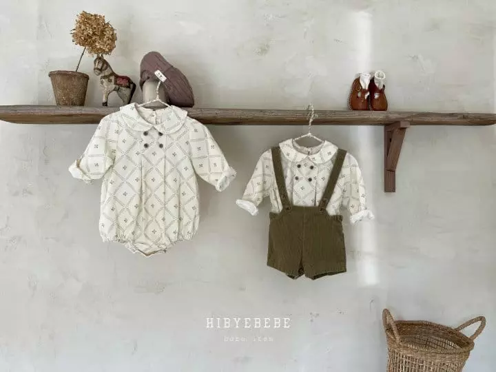 Hi Byebebe - Korean Baby Fashion - #babyoutfit - Vincent Button Bodysuit - 3