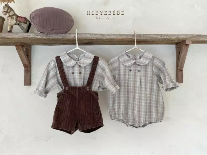 Hi Byebebe - Korean Baby Fashion - #babyoutfit - Ginger Button Shirt - 2