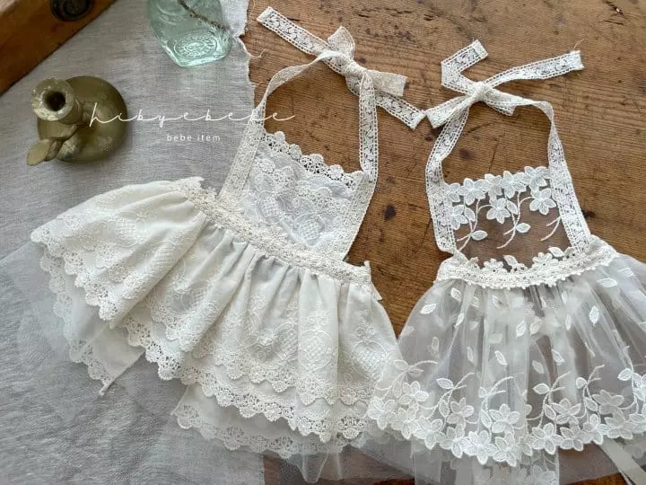 Hi Byebebe - Korean Baby Fashion - #babyoutfit - Roren Lace Bustier - 5