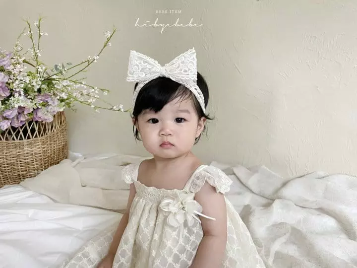 Hi Byebebe - Korean Baby Fashion - #babyoutfit - Choucream Ribbon Hairband - 2