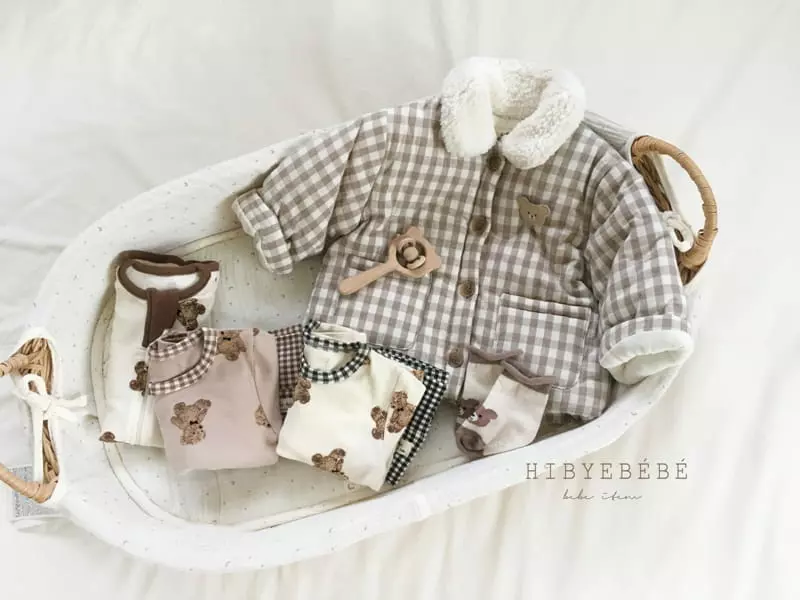 Hi Byebebe - Korean Baby Fashion - #babyoutfit - Ribbon Bear Butterfly Bodysuit 8kg - 10