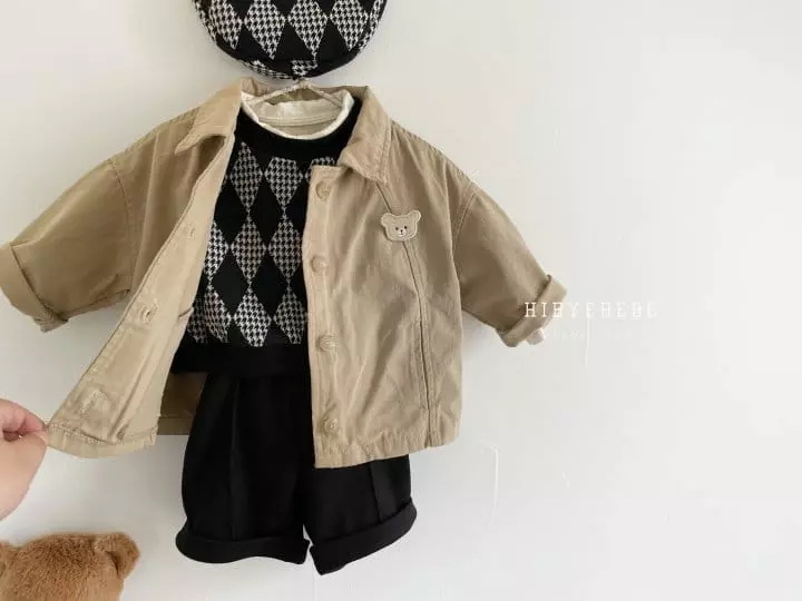 Hi Byebebe - Korean Baby Fashion - #babywear - Argyle Knit Vest - 10