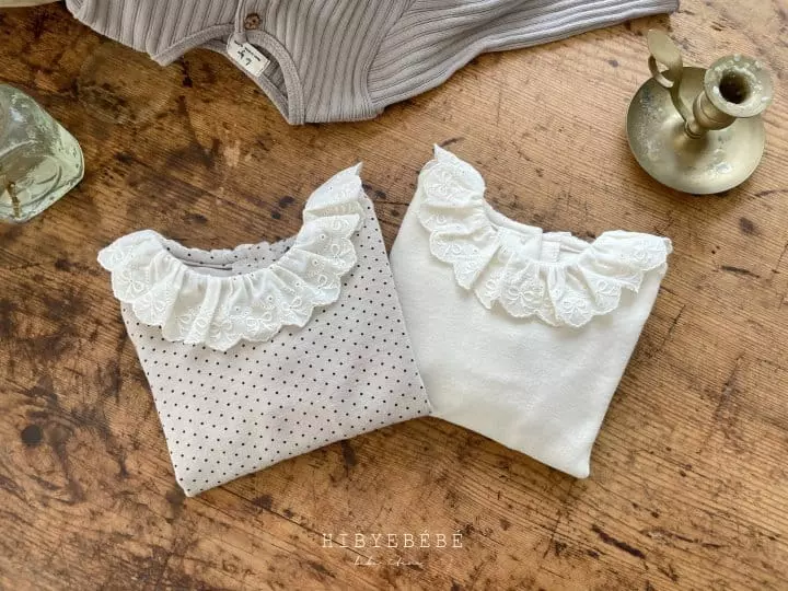 Hi Byebebe - Korean Baby Fashion - #babywear - Petit Lace Frill Tee - 7