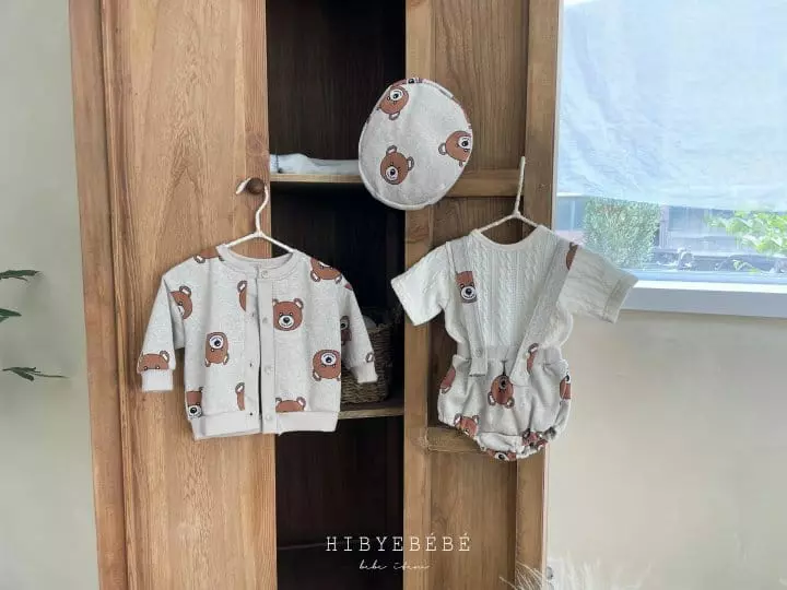 Hi Byebebe - Korean Baby Fashion - #babywear - Mos Bear Cardigan - 12