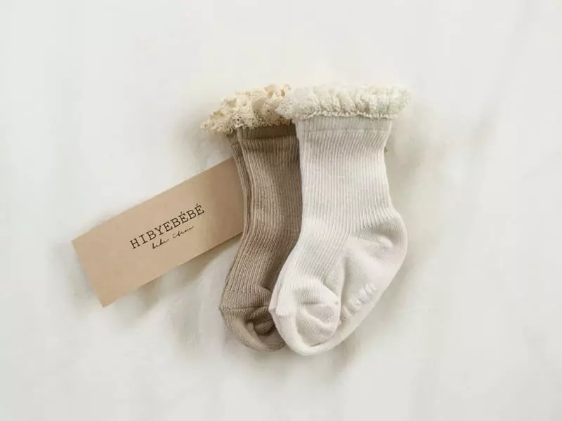 Hi Byebebe - Korean Baby Fashion - #babywear - Petit Lace Socks Set - 8