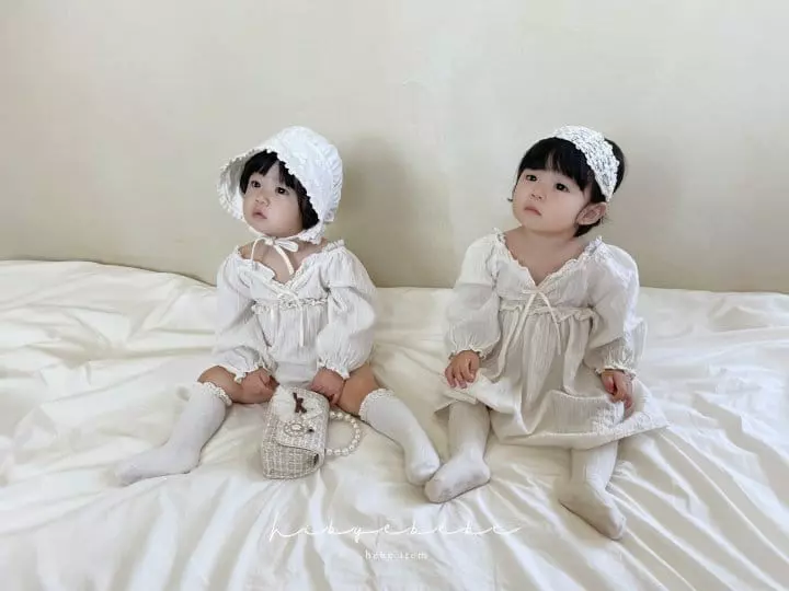 Hi Byebebe - Korean Baby Fashion - #onlinebabyboutique - Roa Shirring Bodysuit - 2