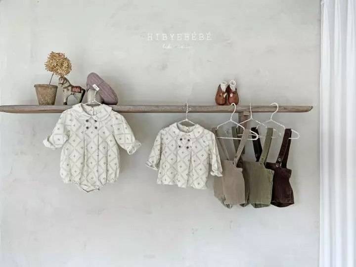 Hi Byebebe - Korean Baby Fashion - #onlinebabyboutique - Barmond Rib Dungarees - 3