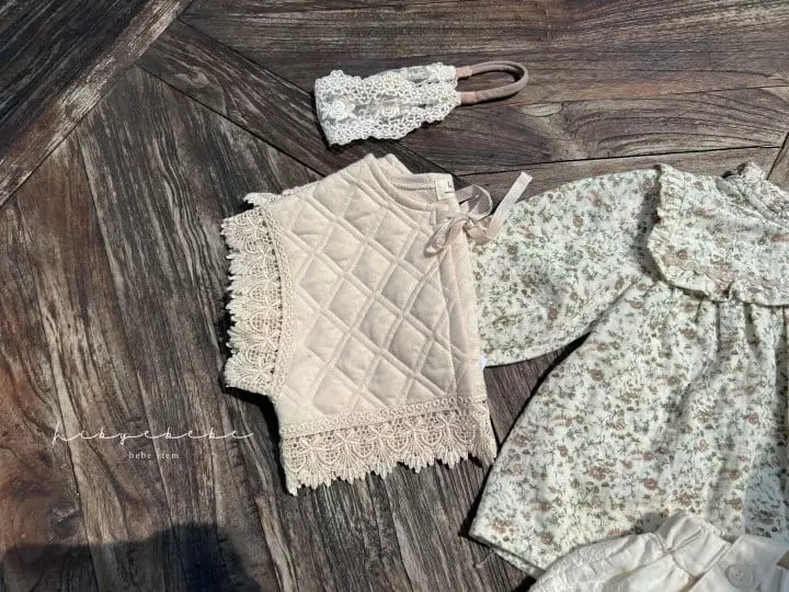 Hi Byebebe - Korean Baby Fashion - #onlinebabyboutique - Sha Sha Quilitng Vest - 11