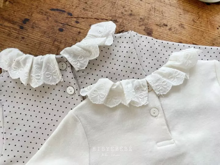 Hi Byebebe - Korean Baby Fashion - #onlinebabyboutique - Petit Lace Frill Tee - 8
