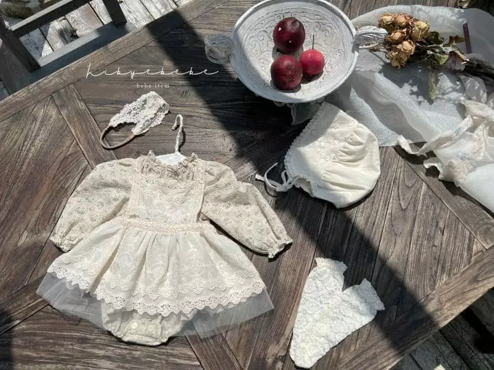 Hi Byebebe - Korean Baby Fashion - #onlinebabyboutique - Ella Smocking Bodysuit - 5