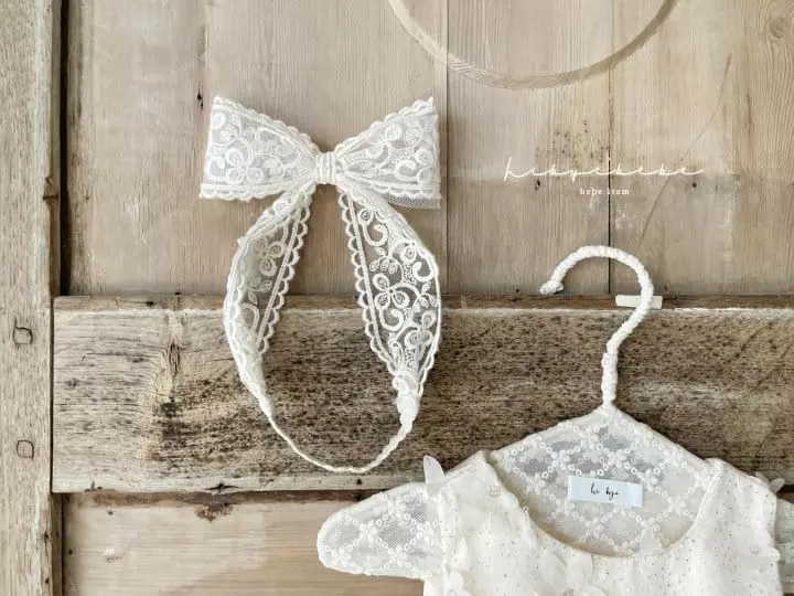 Hi Byebebe - Korean Baby Fashion - #babywear - Choucream Ribbon Hairband - 4