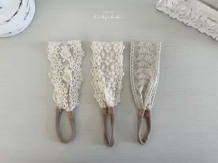 Hi Byebebe - Korean Baby Fashion - #onlinebabyboutique - Falling Lace Hairband Set - 3