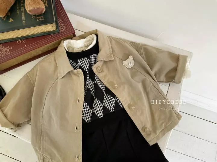Hi Byebebe - Korean Baby Fashion - #onlinebabyshop - Argyle Knit Vest - 12