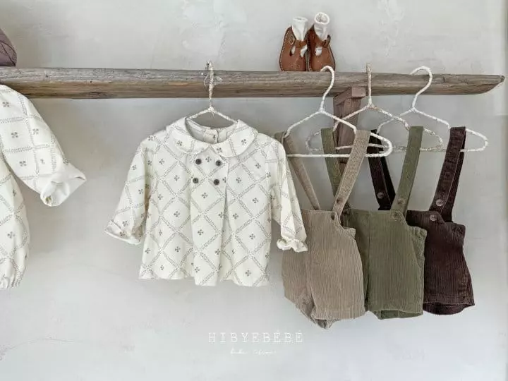Hi Byebebe - Korean Baby Fashion - #onlinebabyboutique - Barmond Rib Dungarees - 4