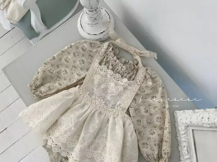 Hi Byebebe - Korean Baby Fashion - #onlinebabyshop - Ella Smocking Bodysuit - 6