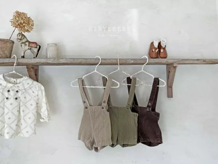 Hi Byebebe - Korean Baby Fashion - #smilingbaby - Barmond Rib Dungarees - 5
