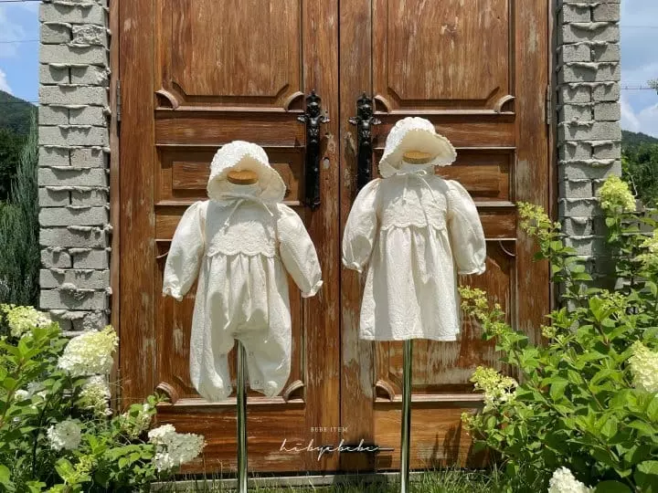 Hi Byebebe - Korean Baby Fashion - #onlinebabyshop - Anna Lace Bonnet - 4