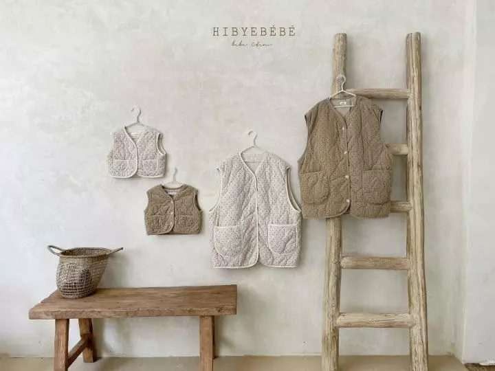 Hi Byebebe - Korean Baby Fashion - #smilingbaby - Chrros Rib Quilitng Vest with Mom