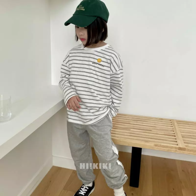 Hikiki - Korean Children Fashion - #Kfashion4kids - Stripes Smile Tee - 6