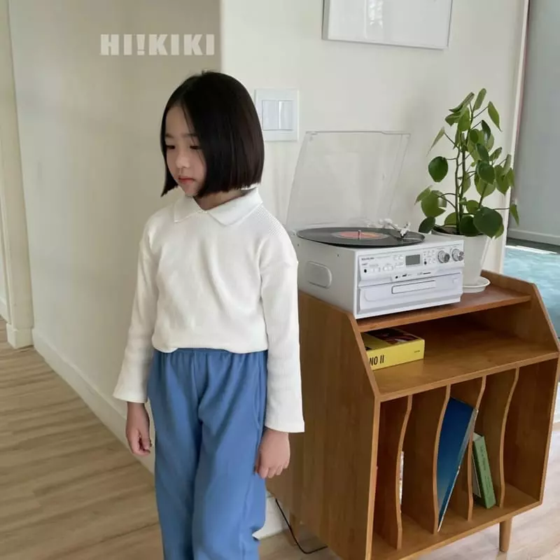 Hikiki - Korean Children Fashion - #childofig - Collar Rib Tee - 8