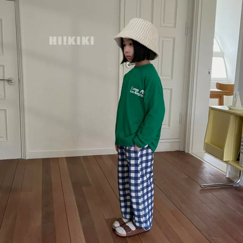 Hikiki - Korean Children Fashion - #childrensboutique - Check Wide Pants - 5