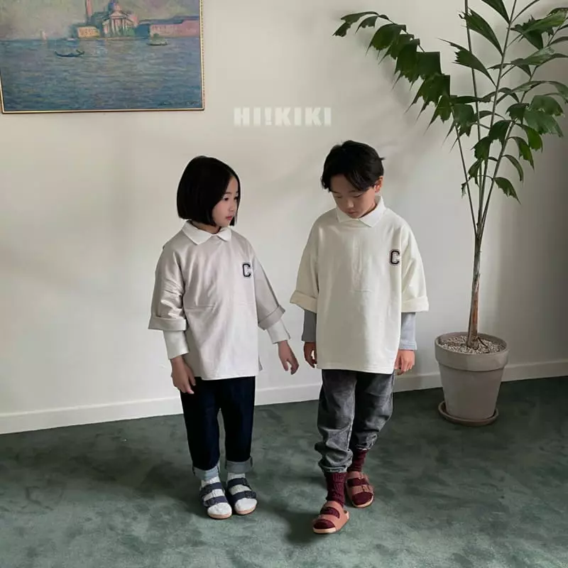 Hikiki - Korean Children Fashion - #childrensboutique - C Slit Tee - 4