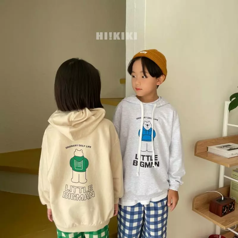 Hikiki - Korean Children Fashion - #designkidswear - Bear Hoody - 2