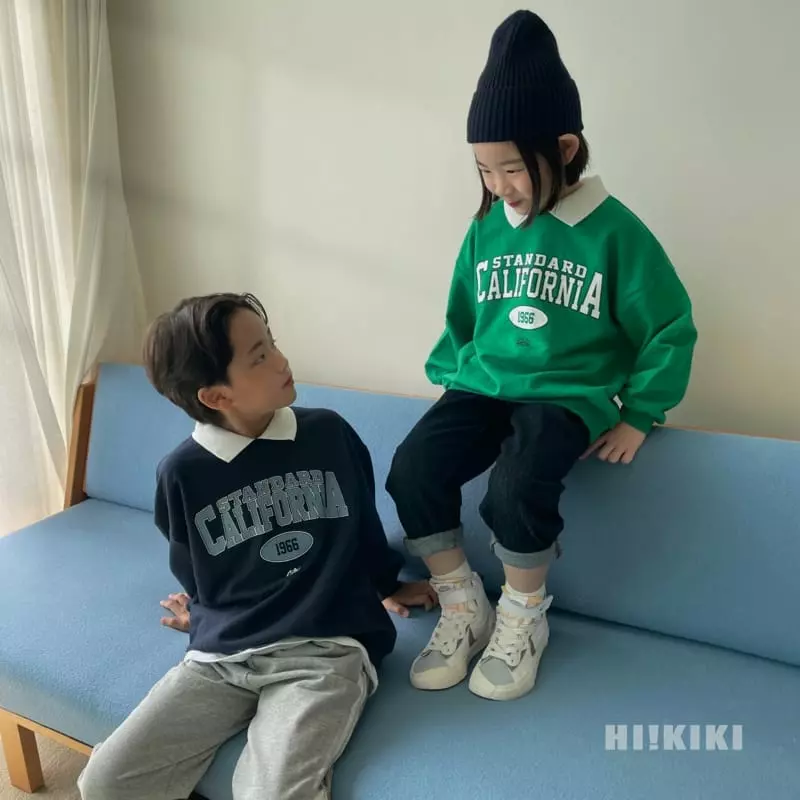 Hikiki - Korean Children Fashion - #designkidswear - Collar Sweatshirt