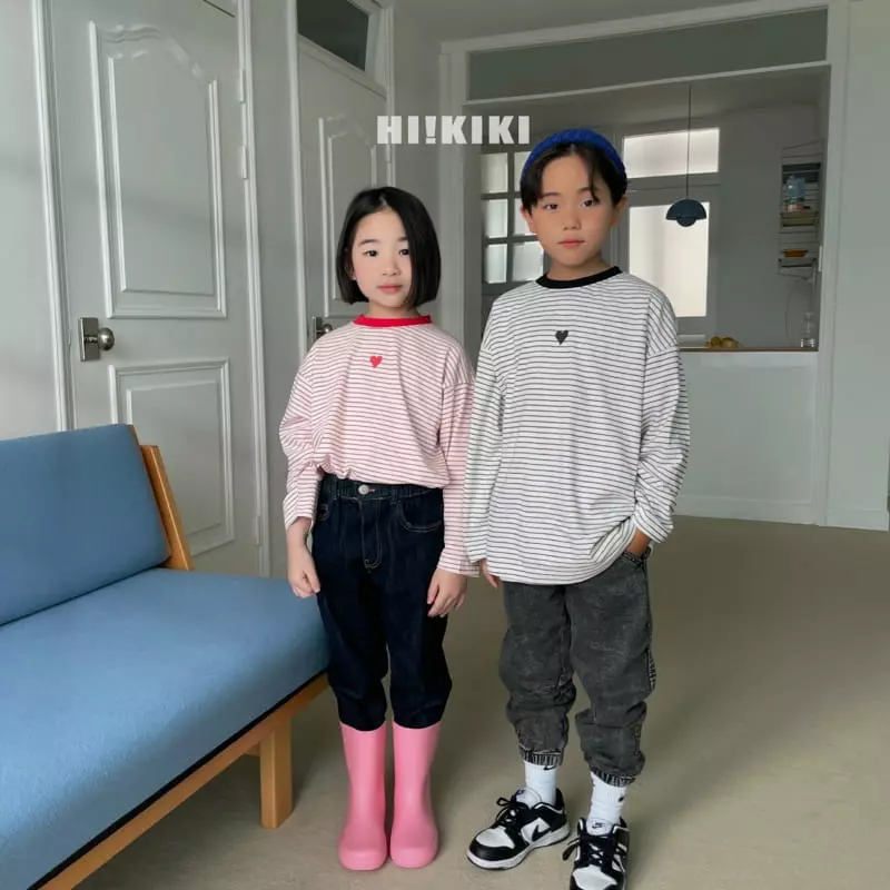 Hikiki - Korean Children Fashion - #discoveringself - Heart Tee