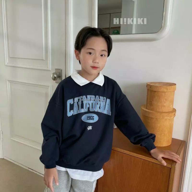Hikiki - Korean Children Fashion - #discoveringself - Collar Sweatshirt - 2