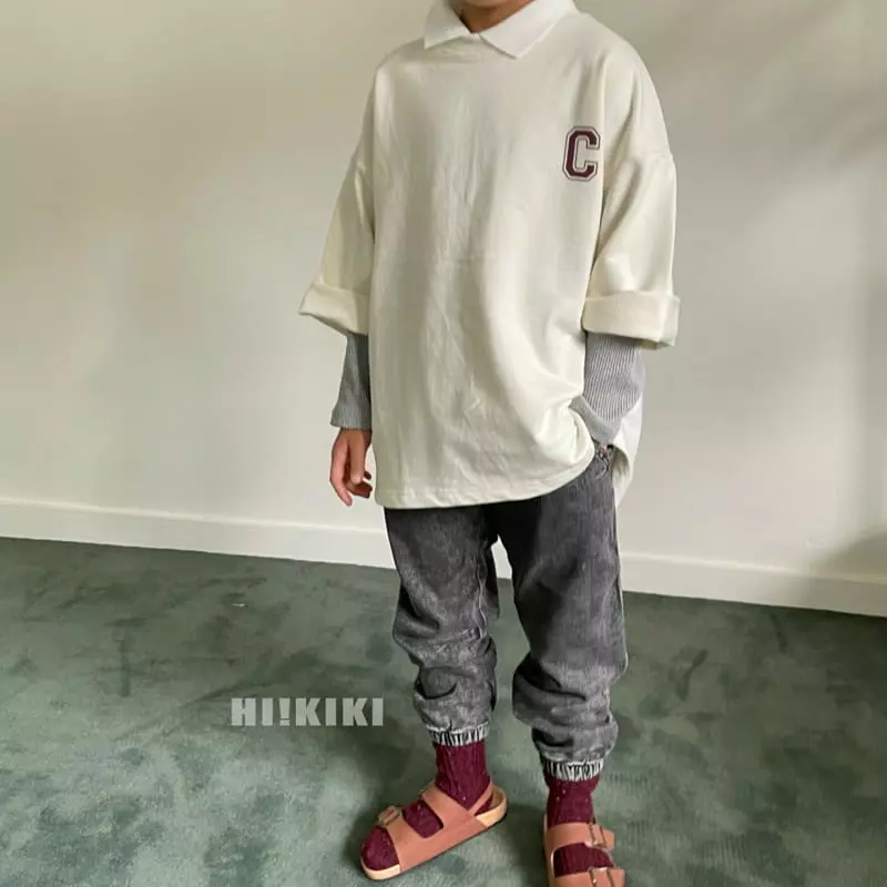 Hikiki - Korean Children Fashion - #fashionkids - C Slit Tee - 6