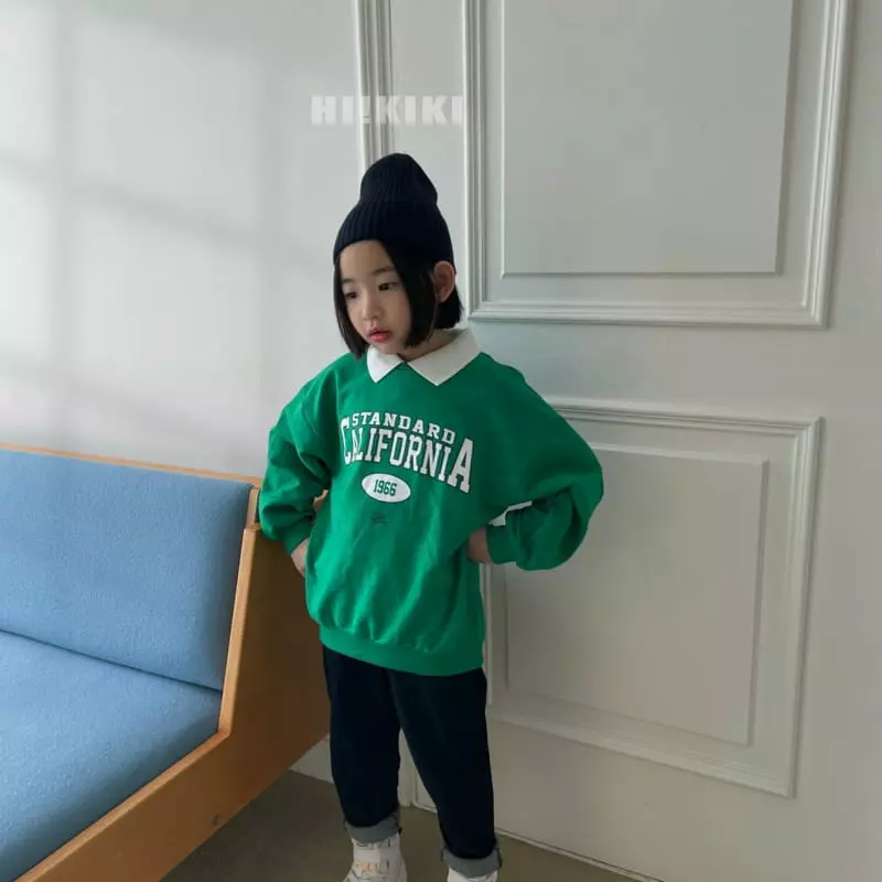 Hikiki - Korean Children Fashion - #fashionkids - Collar Sweatshirt - 3