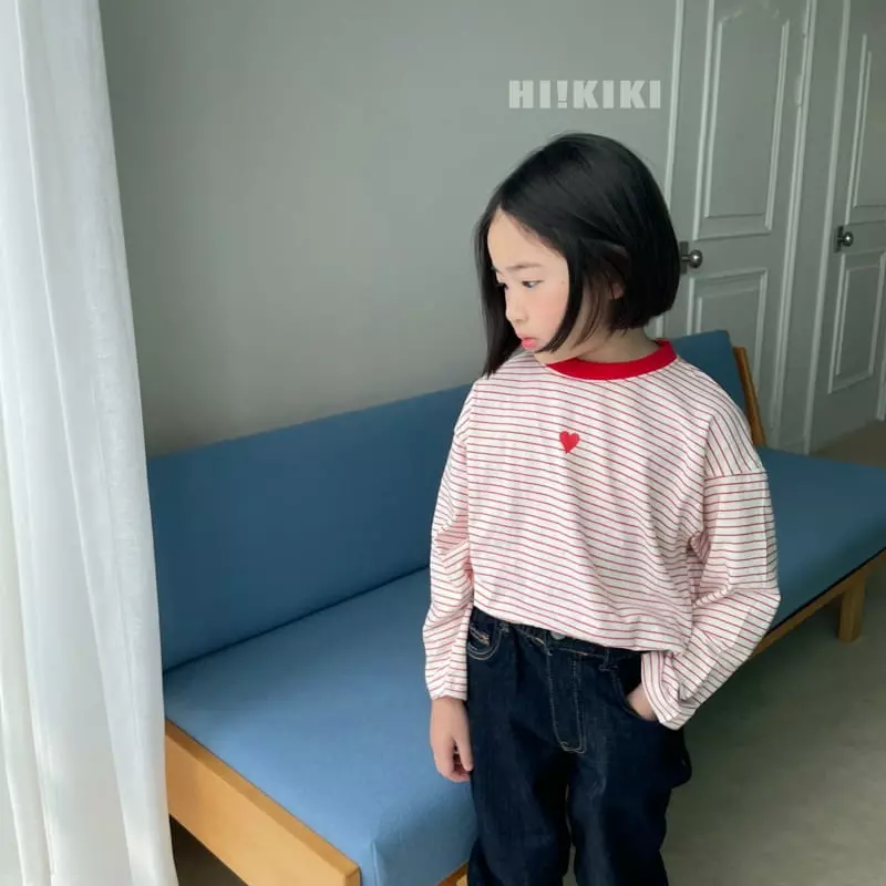 Hikiki - Korean Children Fashion - #kidsshorts - Heart Tee - 4