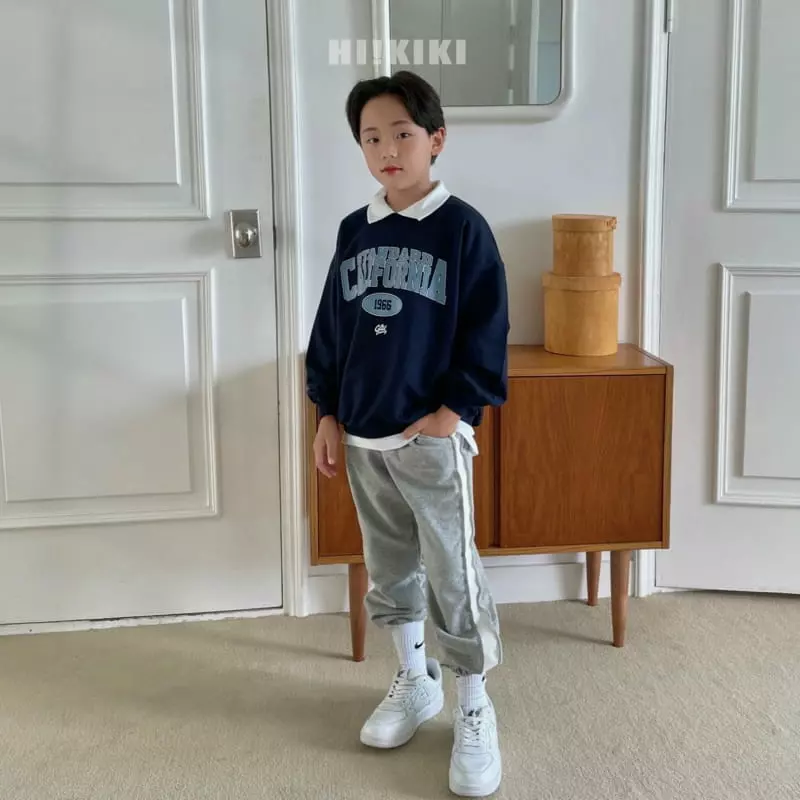 Hikiki - Korean Children Fashion - #kidsstore - Collar Sweatshirt - 5
