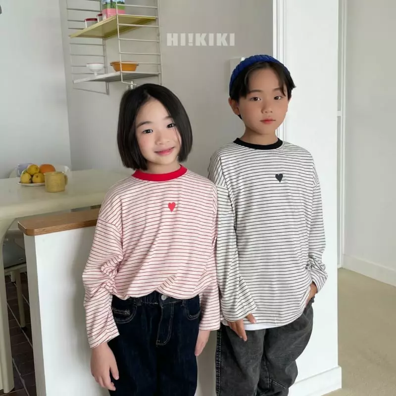 Hikiki - Korean Children Fashion - #kidzfashiontrend - Heart Tee - 5