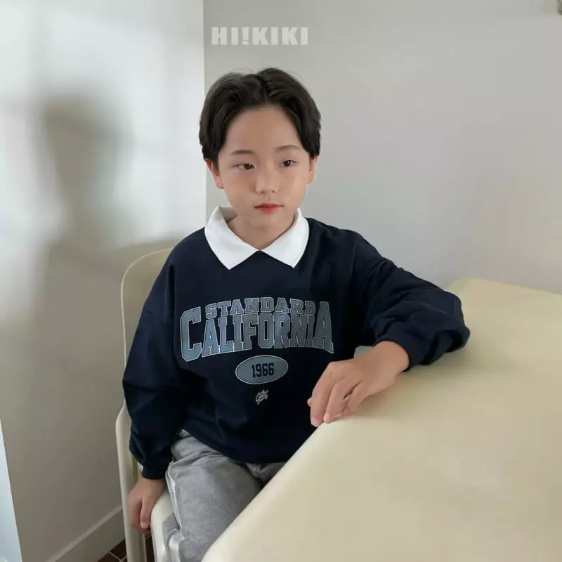 Hikiki - Korean Children Fashion - #kidzfashiontrend - Collar Sweatshirt - 6