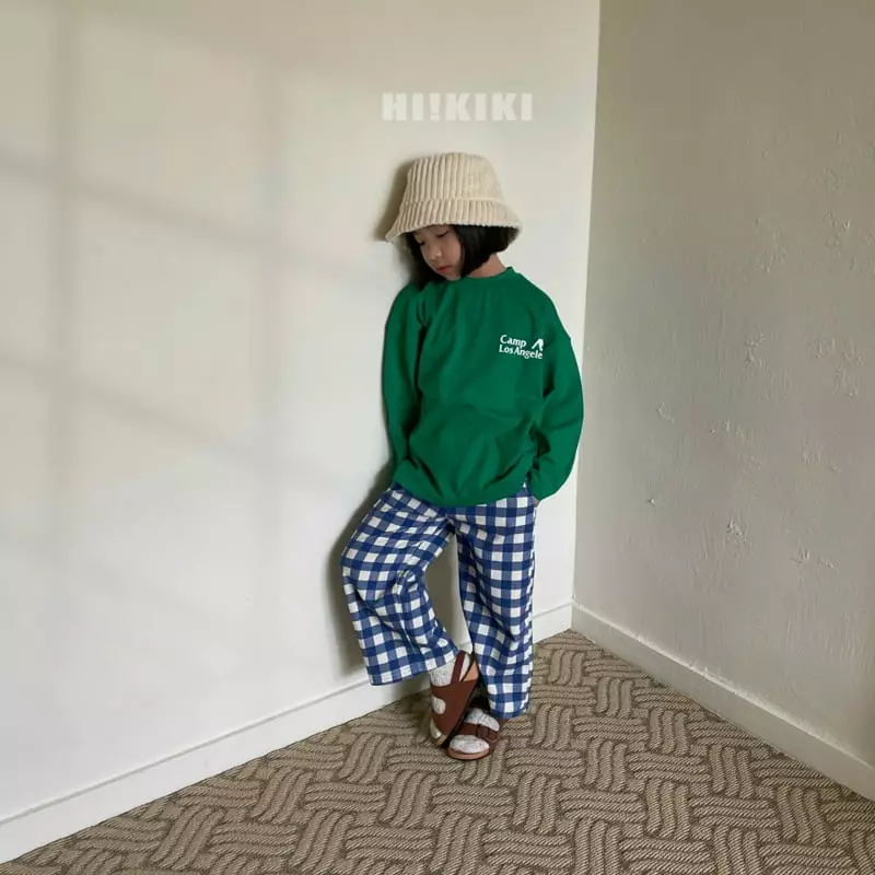 Hikiki - Korean Children Fashion - #stylishchildhood - Check Wide Pants - 3