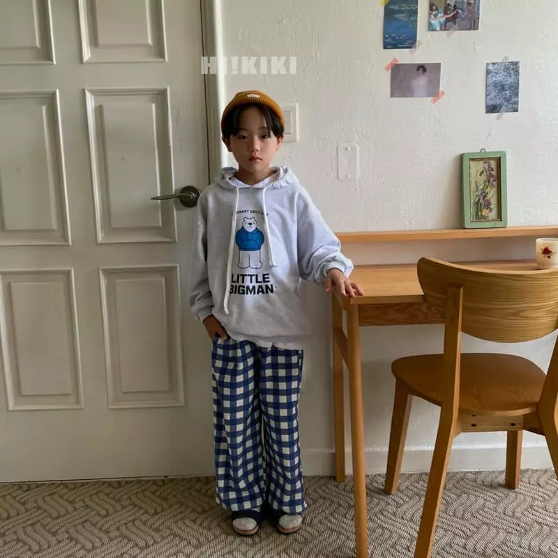 Hikiki - Korean Children Fashion - #toddlerclothing - Check Wide Pants - 2