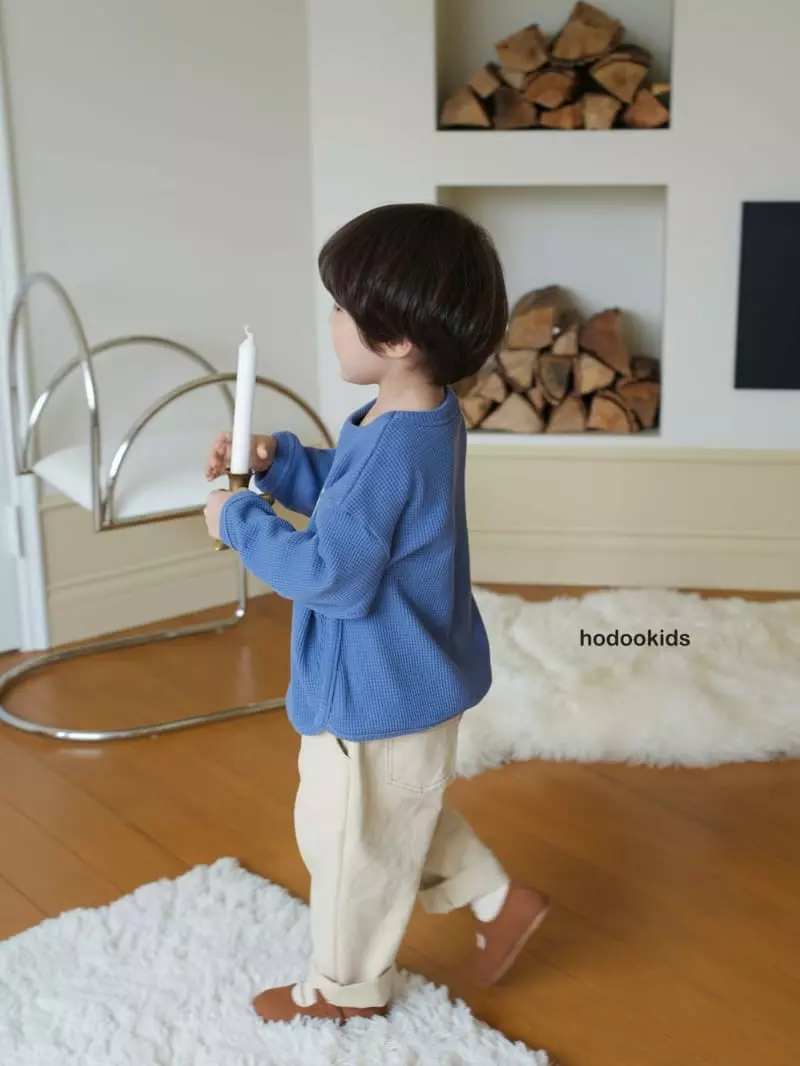 Hodoo - Korean Children Fashion - #Kfashion4kids - 40 Waffle Tee - 3