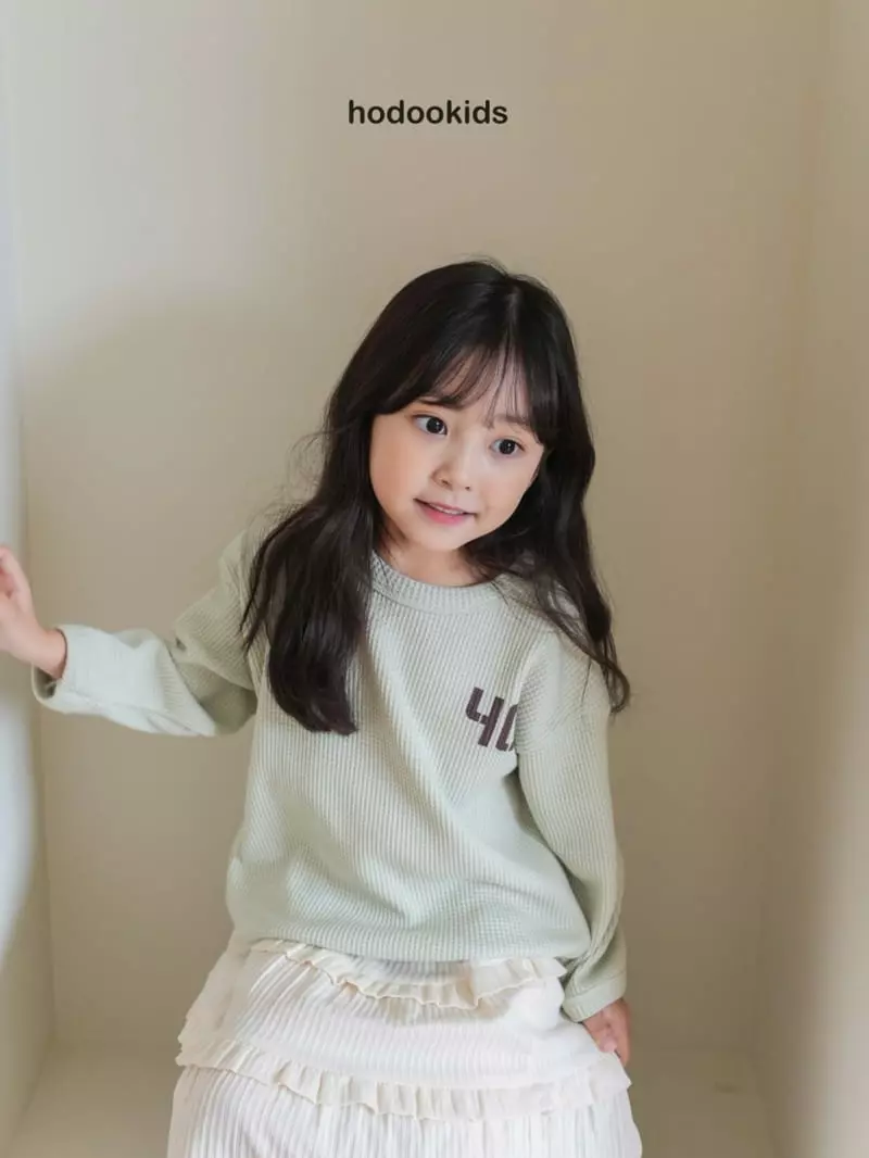 Hodoo - Korean Children Fashion - #childofig - 40 Waffle Tee - 8