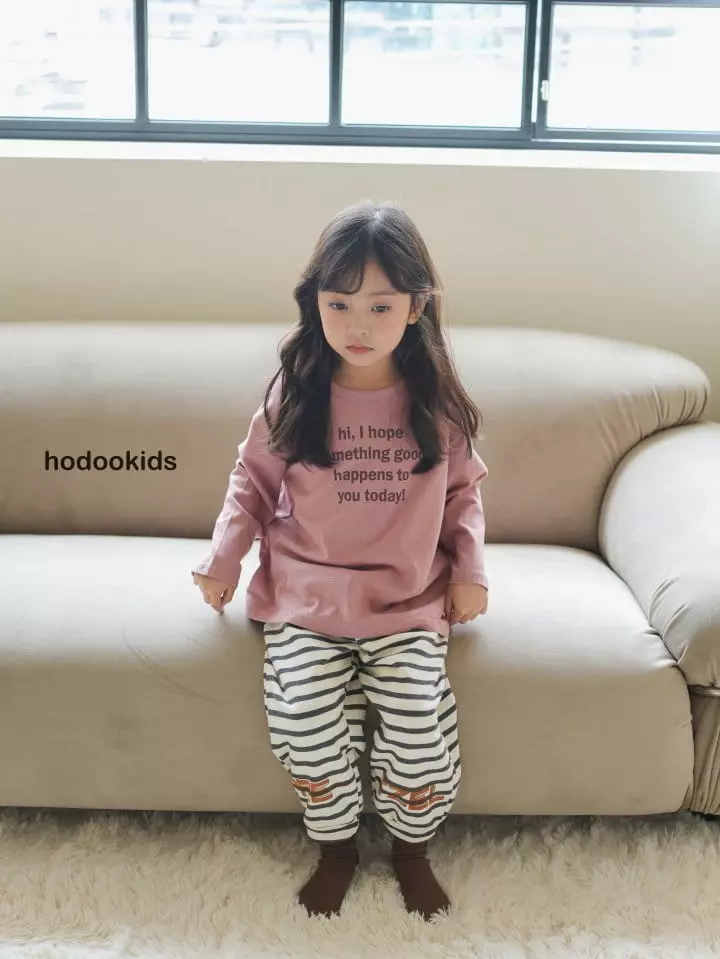 Hodoo - Korean Children Fashion - #childofig - Letter Tee - 2