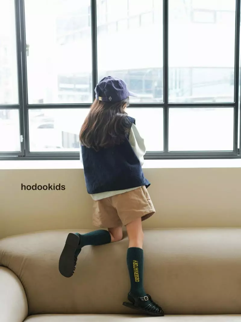 Hodoo - Korean Children Fashion - #childrensboutique - Corduroy Vest - 7