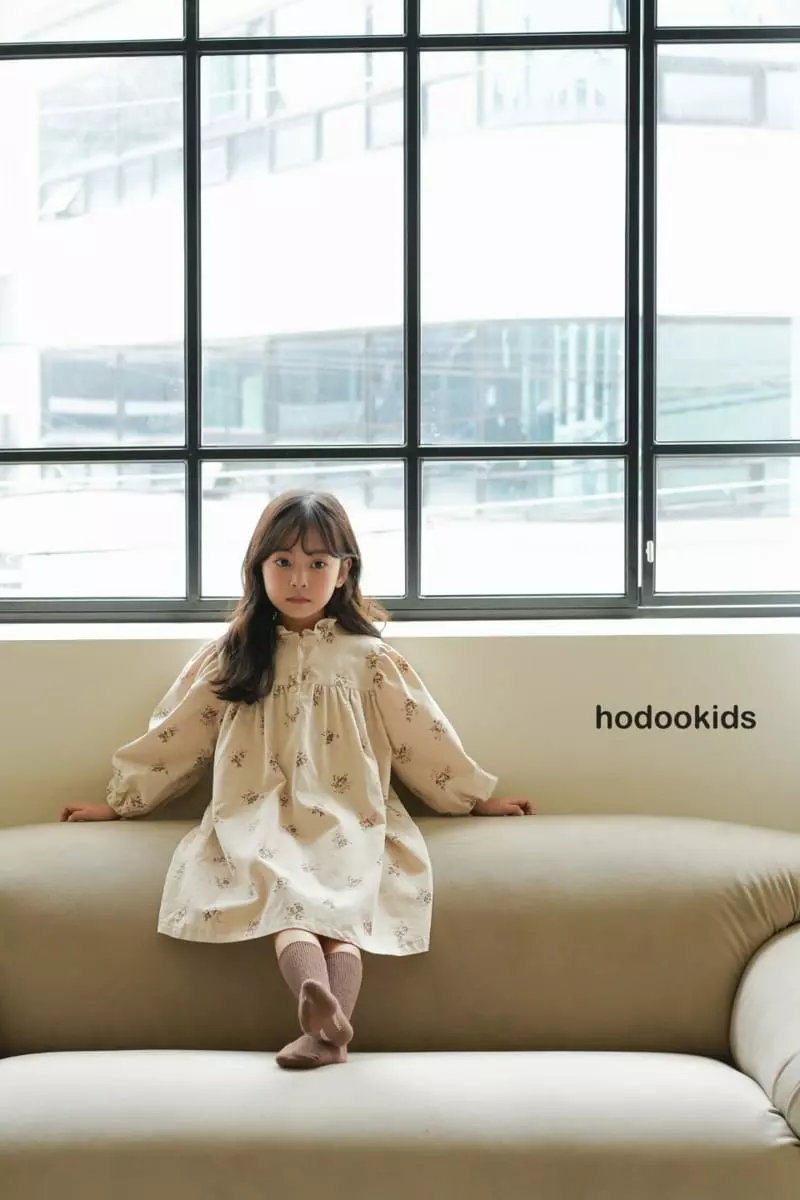 Hodoo - Korean Children Fashion - #discoveringself - Circle Flower One-piece - 5