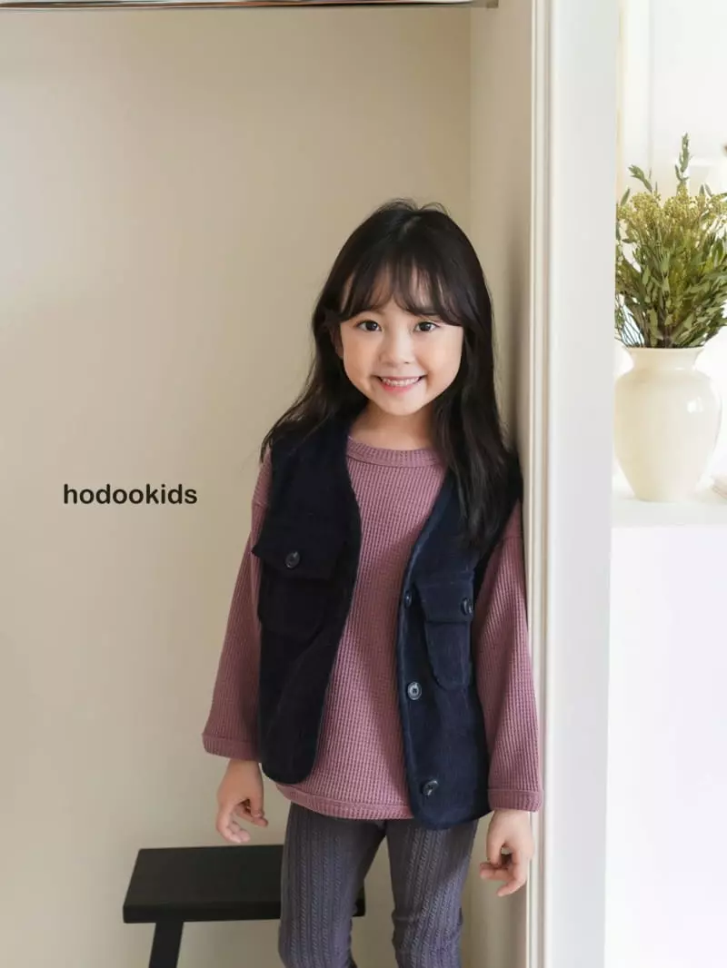Hodoo - Korean Children Fashion - #discoveringself - Corduroy Vest - 9