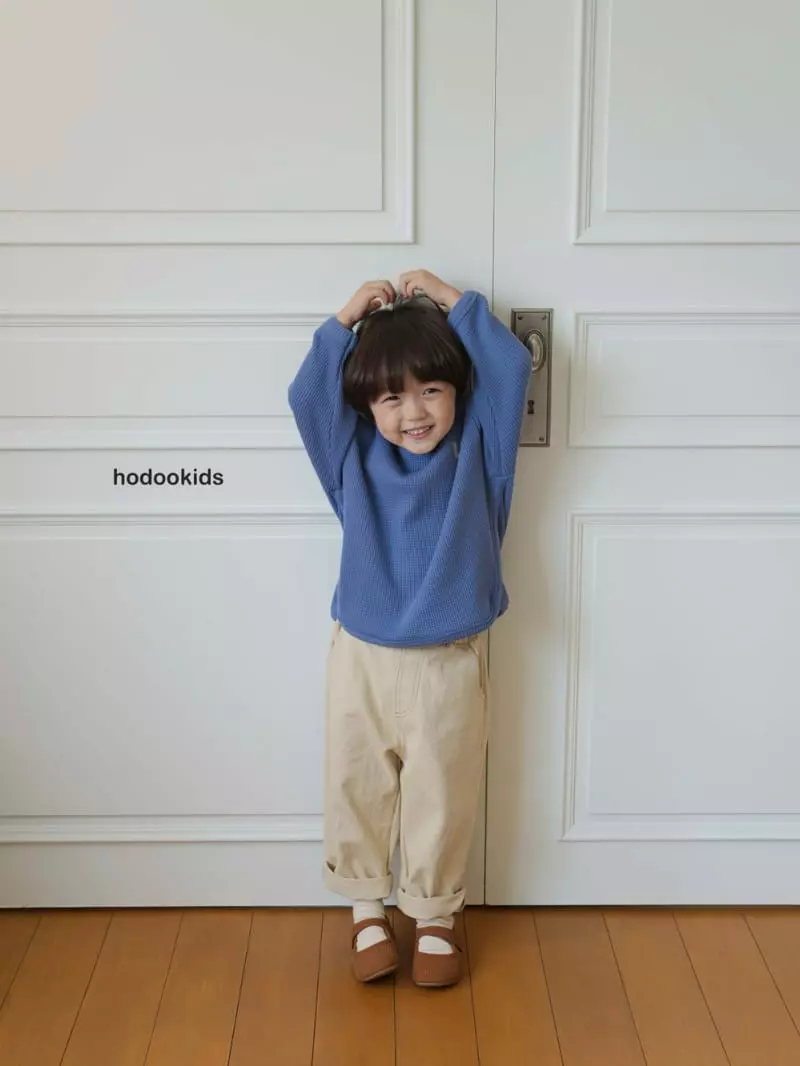 Hodoo - Korean Children Fashion - #kidzfashiontrend - 40 Waffle Tee - 2