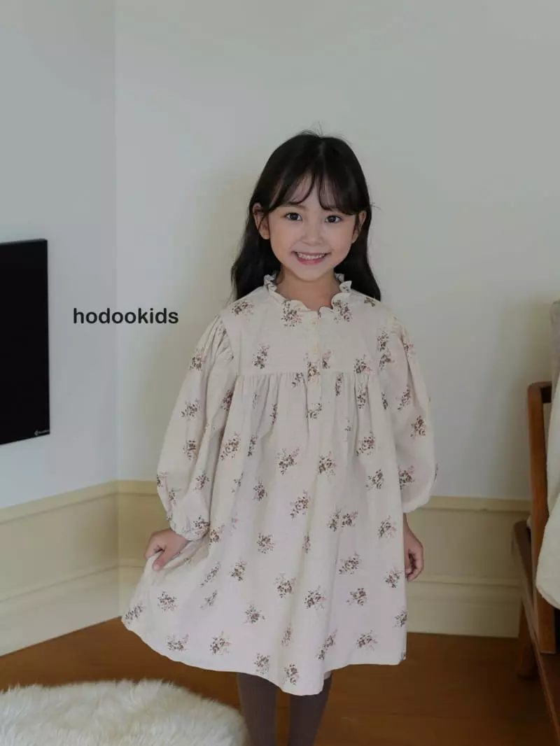 Hodoo - Korean Children Fashion - #littlefashionista - Circle Flower One-piece - 11
