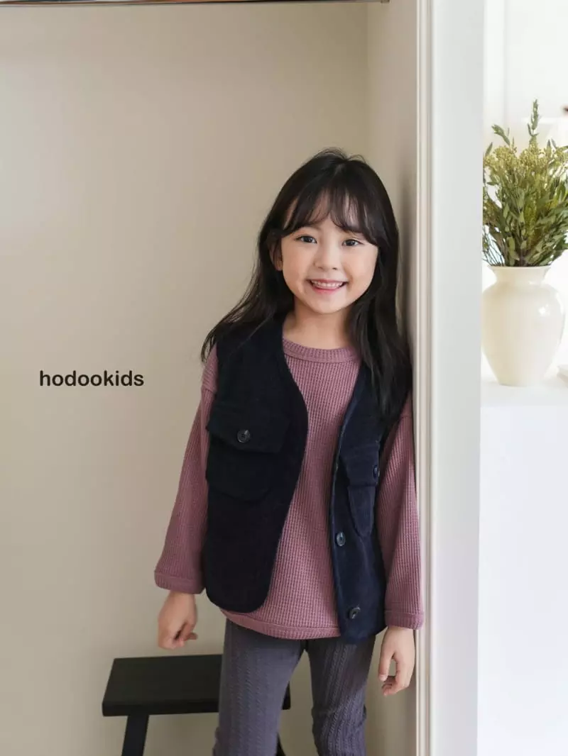 Hodoo - Korean Children Fashion - #Kfashion4kids - 40 Waffle Tee - 4